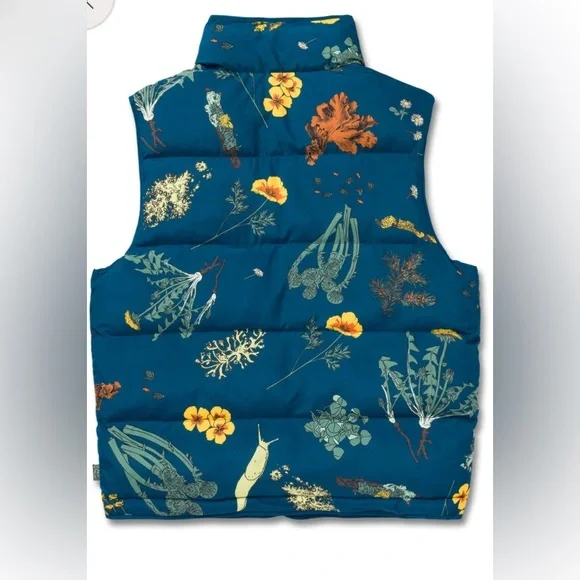 Parks Project Women's Floral Vest - Teal - Picture 2 of 12